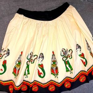 RARE HTF Sideshow Girls Swing Skirt by Sourpuss Clothing! Worn once!